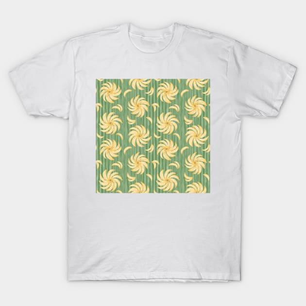 Surreal watercolor of sunflowers bananas T-Shirt by marufemia